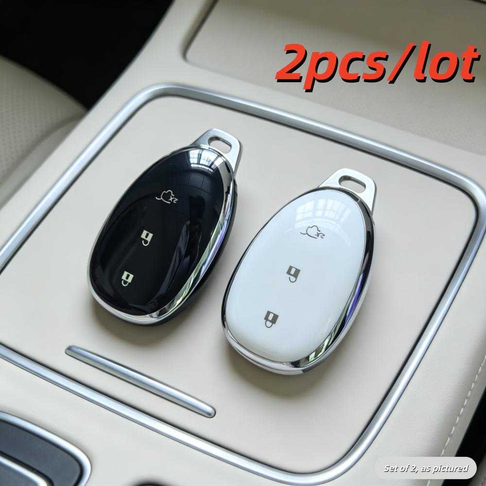 

2pcs/lot Car Key Case Covers for 2024 Changan Qiyuan A07 keyless entry smart holder accessories