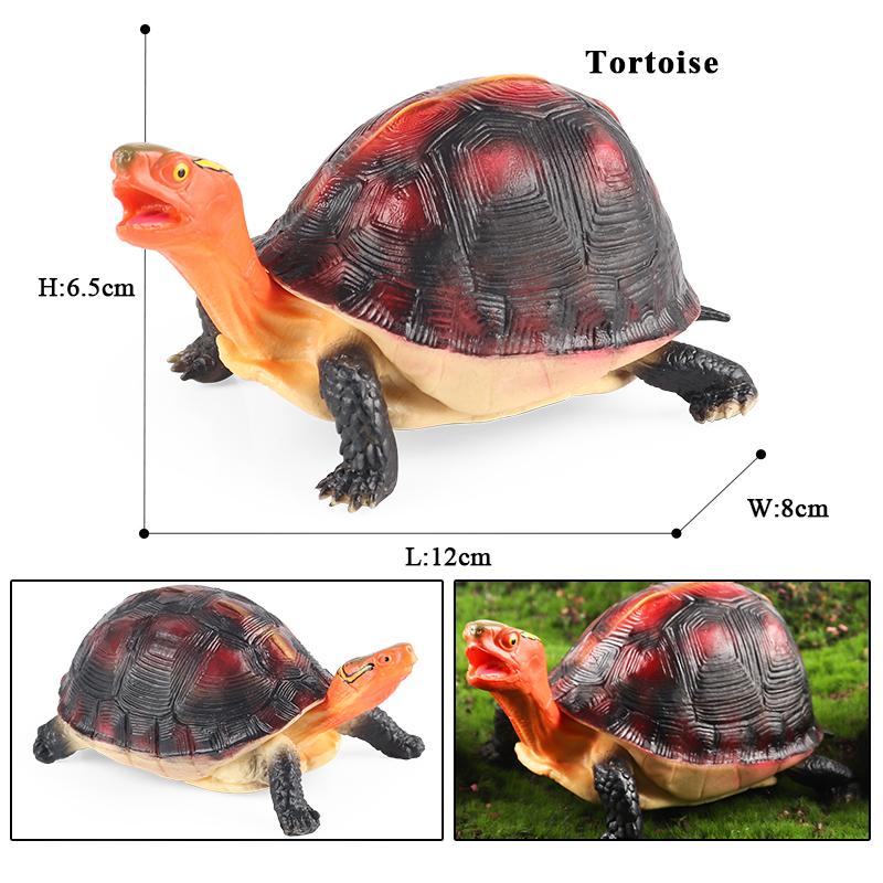 Oenux Sea Life Animals Model Leatherback Tortoise Turtle Growth Cycle Ocean Figurines Action Figures PVC Collection Kid Toy Gift