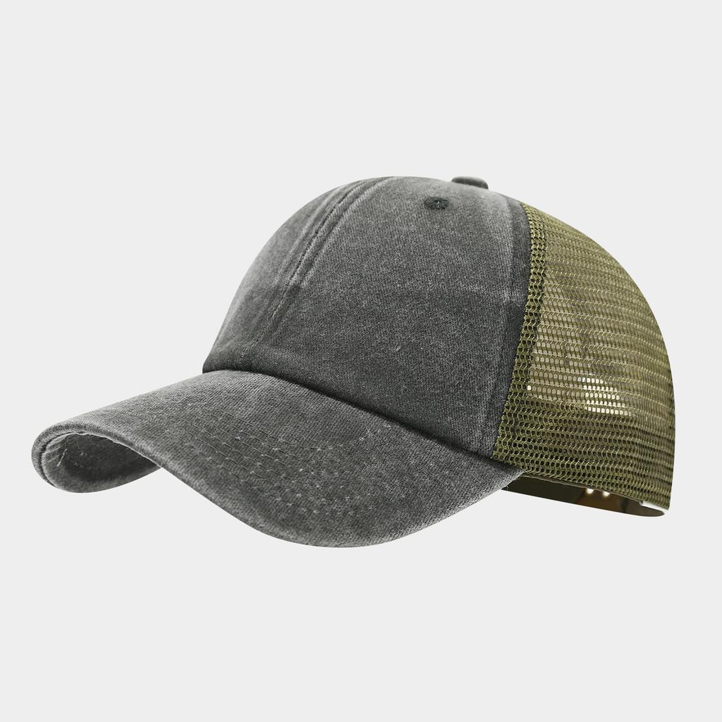 Summer New Mesh Baseball Cap Men's and Women's Outdoor Leisure Sports Fashion Breathable Visor Truck Driver Hat