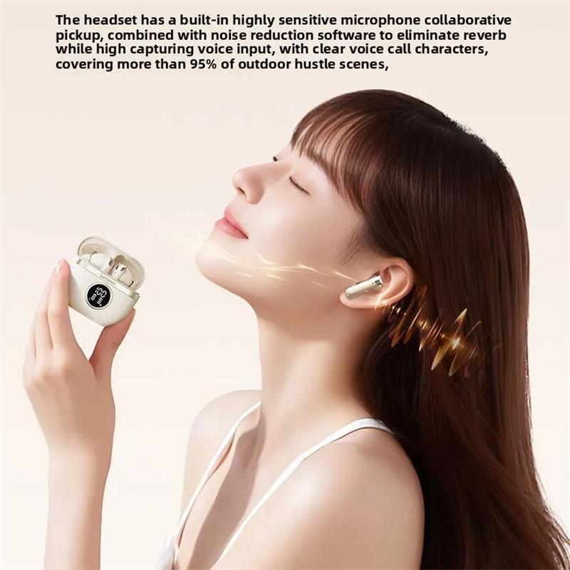 Căști Wireless Originale Lenovo TA240 Căști Bluetooth ANC Anulare Zgomot Muzică Apel Căști Baterie Lungă Durată Set Căști Sport Cu Microfon