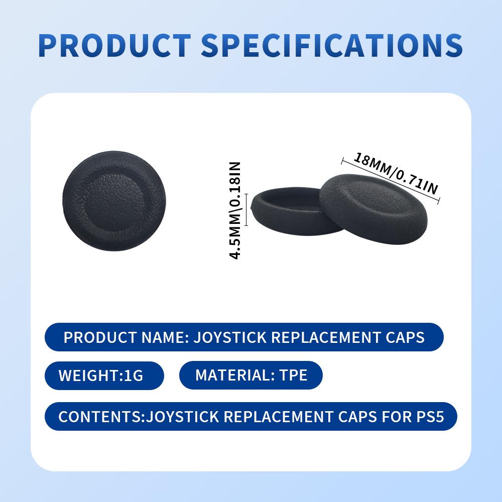 Easy-Install Joystick Caps for PS4/PS5 Controllers: No Disassembly Required