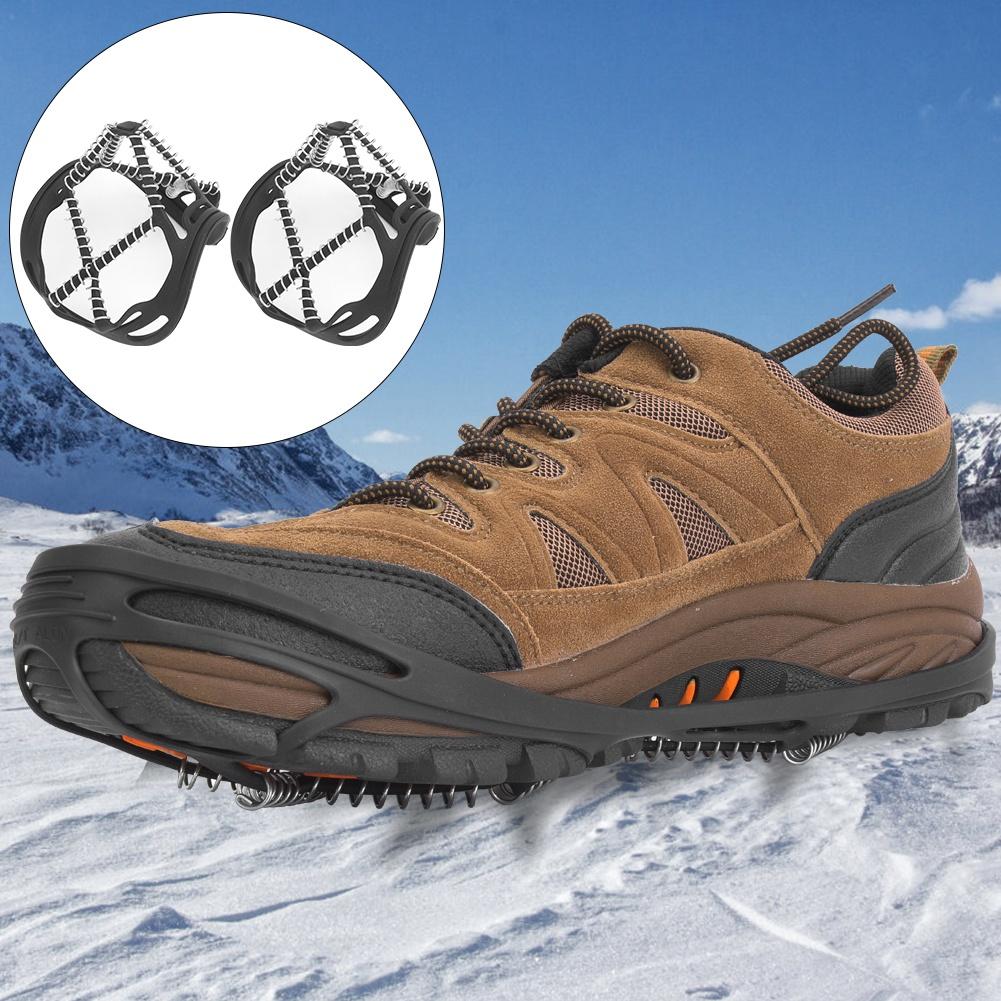 

1 Pair Outdoor Traction Spring Spike Shoe Cover for Snow Climbing Mountaineering