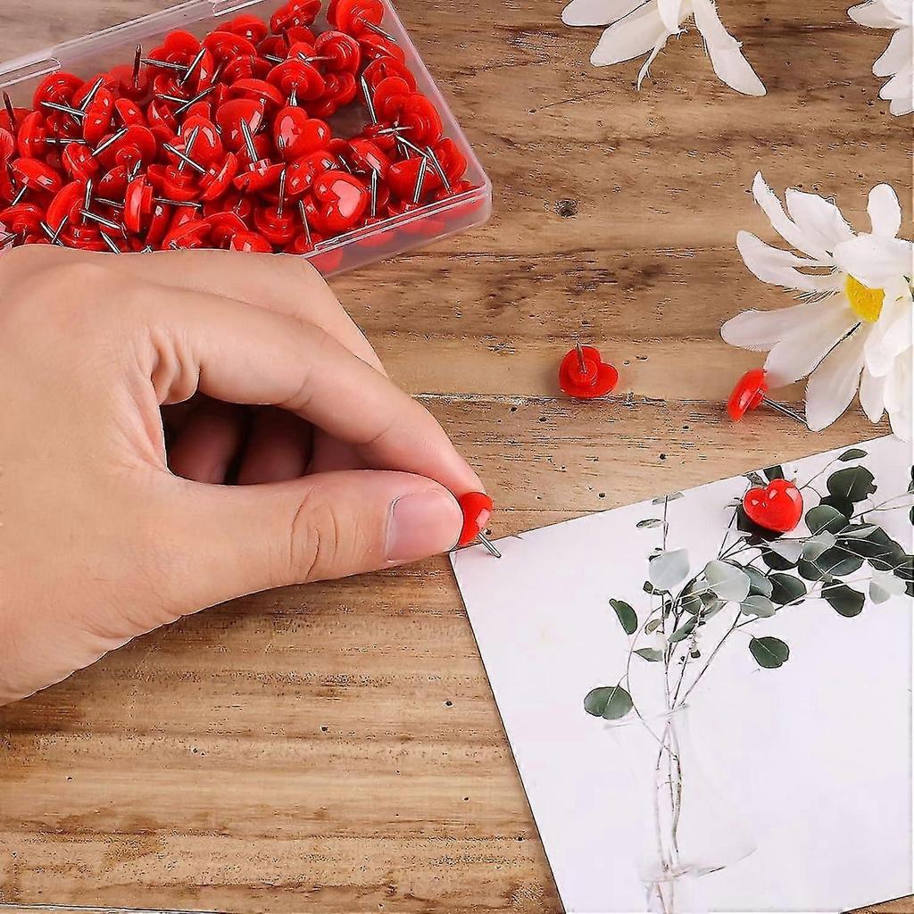 100 Pieces, 12mm Plastic Tack With Stainless Steel Point Tack Decoratives - DD