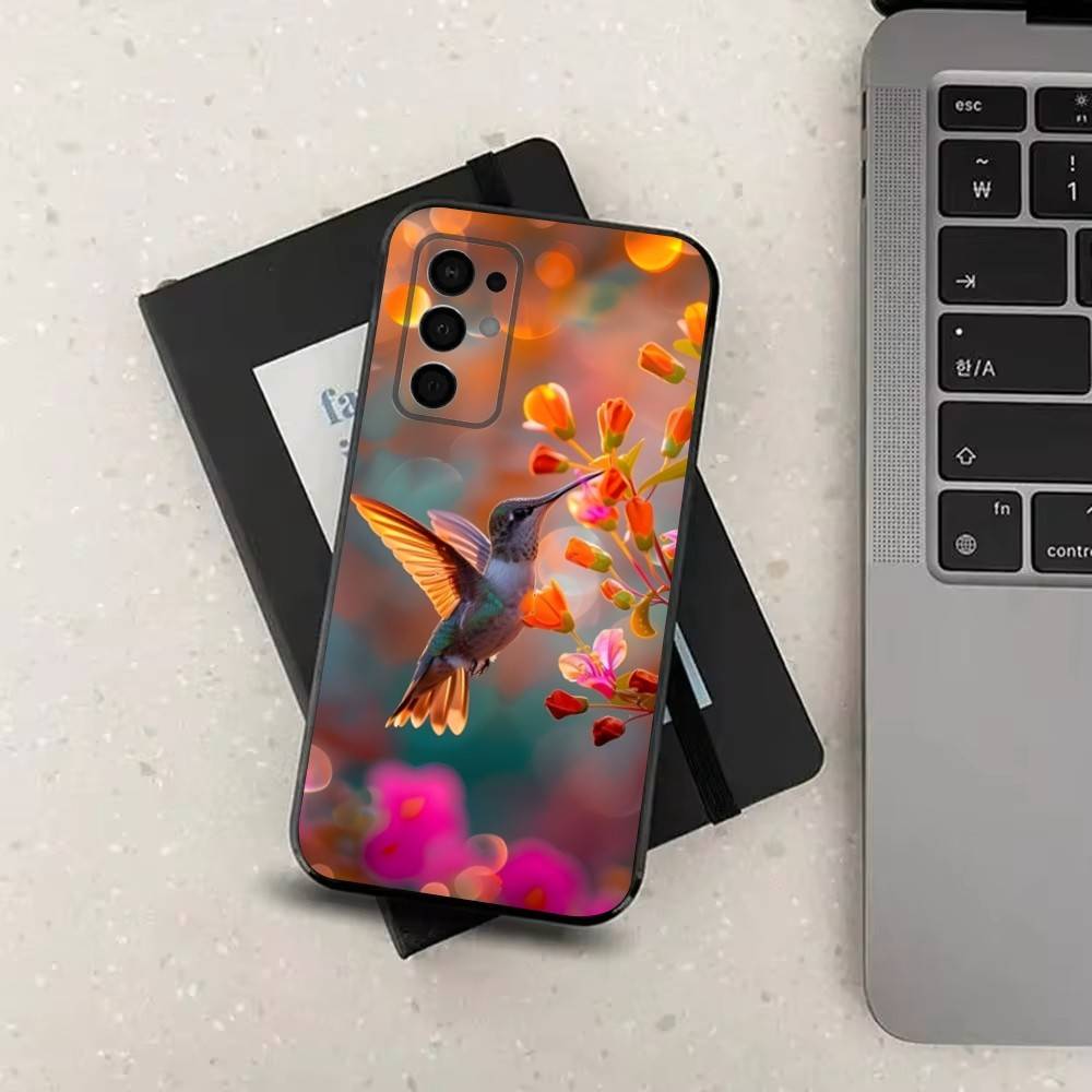 

Birds Cute Hummingbird For Samsung Galaxy A73,31,8,9,52,J7,22,Note,72,41,71,53,32,Soft Black Silicone Cover Case SamsungA22 4G