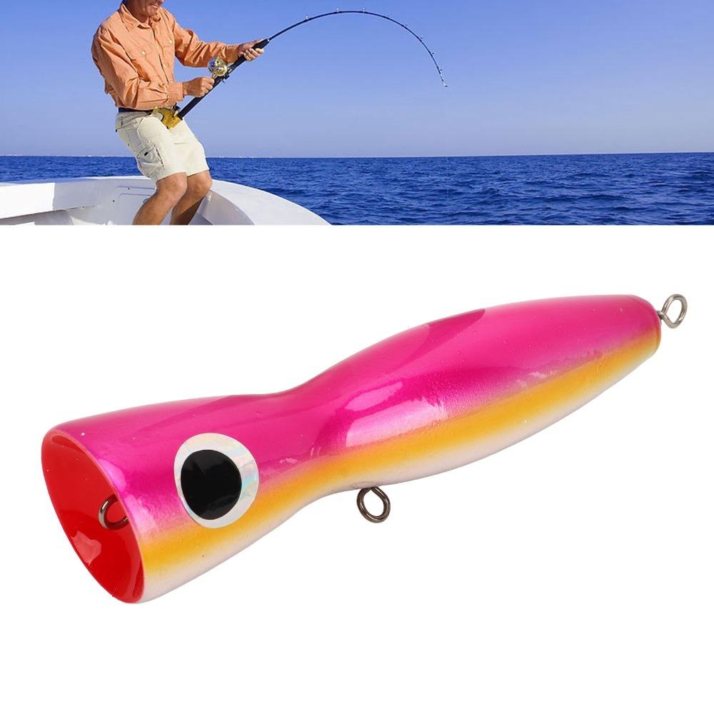 Floating Popper Lure Large Size Water Popper Durable Fishing Popper Lure  for Trout