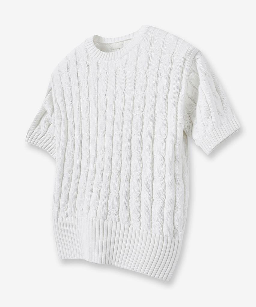 MINAV Women Soft Cotton Cable Round Knit [4 Colors]