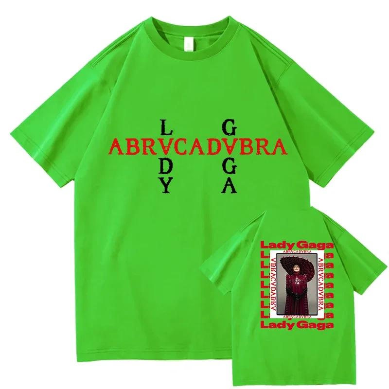 2025 Lady Gaga Abracadabra Tshirt Unisex Fashion Tshirt For Unisex And Women Vintage Clothing Summer Tops 2025 Short Sleeve Stree