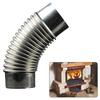 1Pc Stainless Steel 45 Degree Elbow Tube Chimney Diameter 6cm Multi Flue Stove Pipe For Outdoor Camping Wood Stoves Chimney