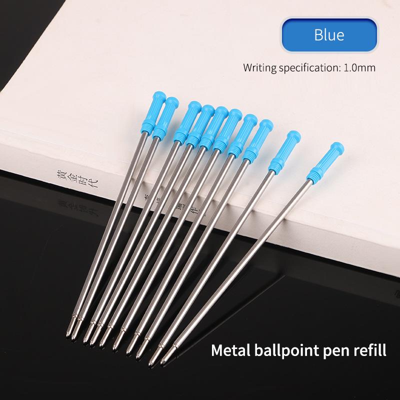1.0mm High-End Metal Ballpoint Pen with Replaceable Medium Oil Refill