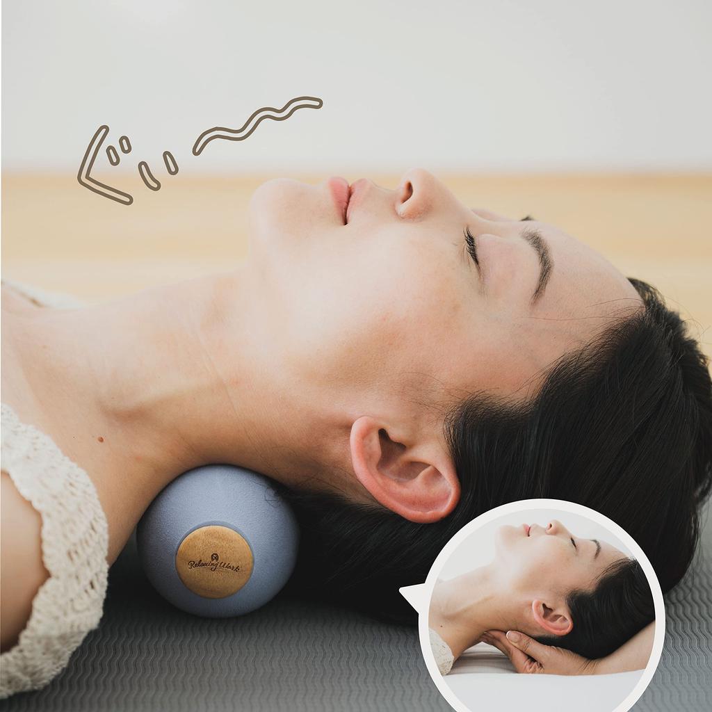 [Official] HATACHI Reset MOON TWINS RelaxingWork Reset Roller, Relieves Shoulder Stiffness, Lower Back Pain, and Neck Stiffness, Made In Japan