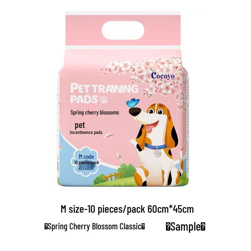 

Cocoyo Paw-Raising Spring Cherry Blossom Extra Thick Disposable Dog Training Pads