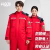 Mens Acid-Alkali Resistant Anti-Static Winter Coverall Workwear Workshop