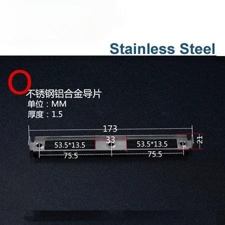 Door Lock Plate Clip Stainless Steel for Gate Home Bedroom Bathroom Door Hardware HA1021 H