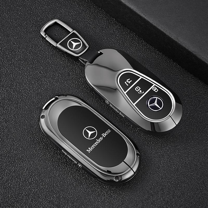 Auto Smart Schlüsselhülle Abdeckung Für Mercedes Benz C E S Klasse GLC CLE EQE W206 W214 W223 S350 S400 S450 E300 Schlüsselanhänger Fob