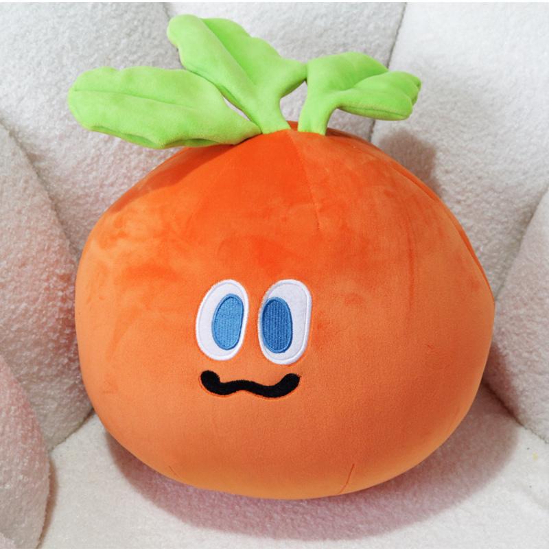 High-Standard Creative Top-Grade Simulation High-Standard Carrot First-Class Plush Top-Grade Toy High-Standard Super First-Class Soft 10cm Pendant