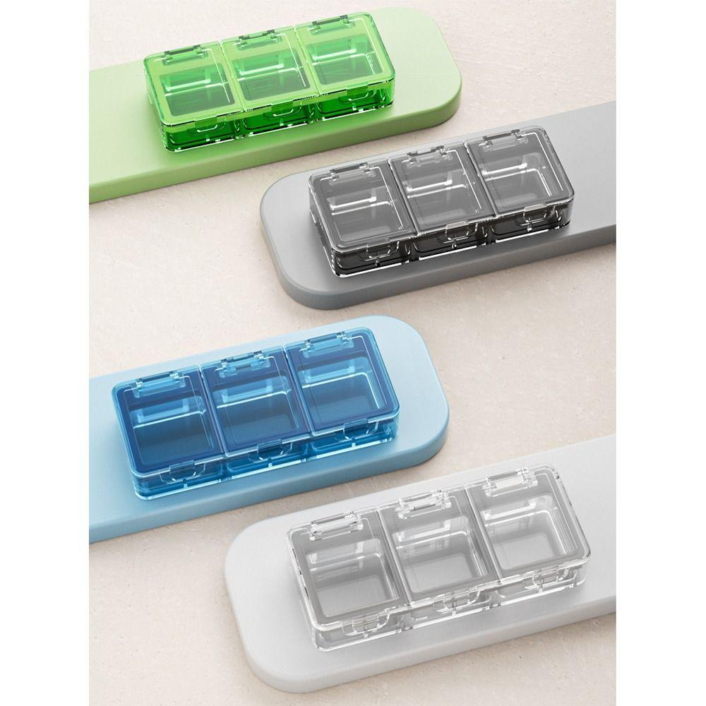 Waterproof Travel Medicine Case Large Capacity Sealed Pill Dispenser Portable Pill Box  Daily Use