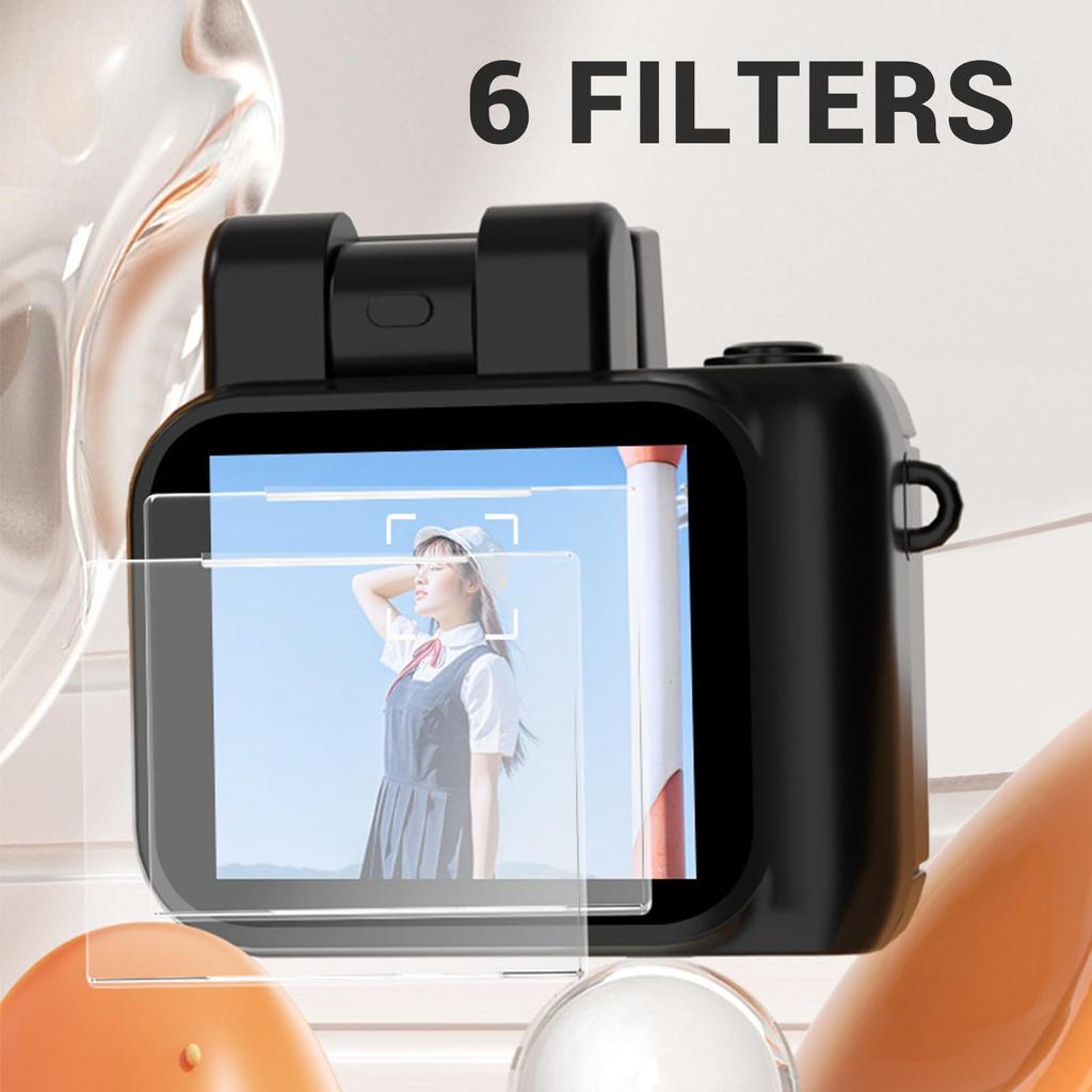 Mini Digital Camera, HD 1080P 2MP Camera with Colorful Screen, Portable Rechargeable Video Camera for Beginners