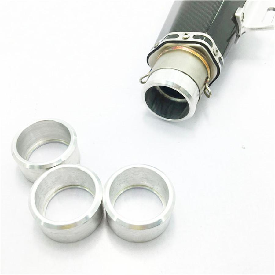 60mm auf 51mm auf 36mm Motorrad Auspuff Schalldämpfer Adapter Kopf Baustahl Konverter Adapter Reduzierstück Verbindungsrohr