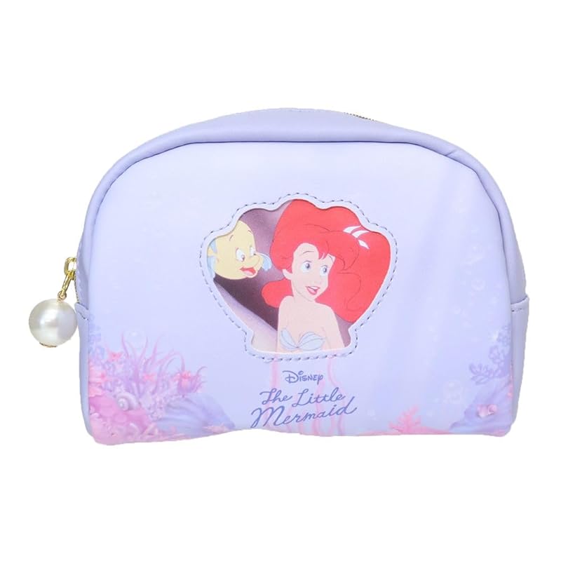 

marimo craft ariel round pouch purple W15×H11.5×D5.5cm MDAA-035