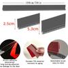 Door Seal Draft Stopper with Brush Reduce Noise, Rubber Door Sweep Breeze BlockerInsect Proof, Dust Proof and Sound Proof Seal