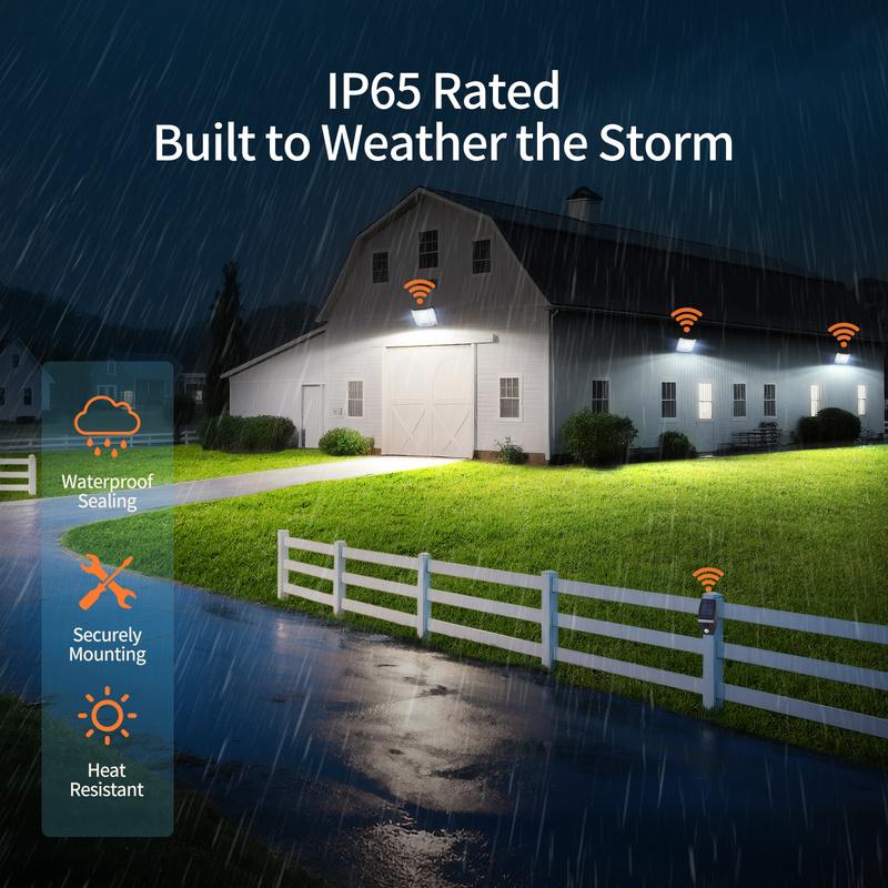 High Bright Solar Lights Outdoor Modes Motion Sensor Super Bright Wall Lamp Waterproof Street Light for Garden Yard Path Garage