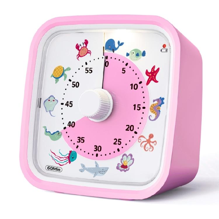 Lovely Marine Creature Shape Countdowns Device With 60 Minutes Ranges And Shockproof Case Perfect For Learners