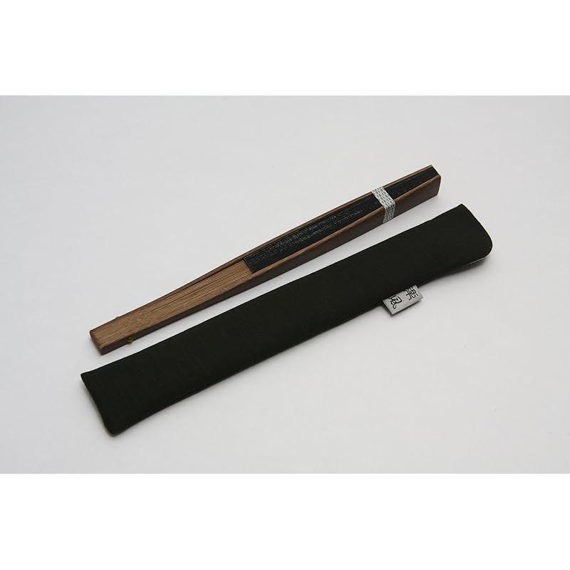 Used [New] [Hasegawa] Kyoto Fan Kasumi Large Size Kyoto Craftsman Handmade Fan with Fan Bag Comes in Cosmetic Box Green 0