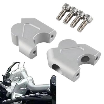 Handlebar Riser Clamp Metal Handlebar Risers Bar Mount Handle Bar Mount Clamp Wear-Resistant Motorcycle Accessories Handlebar