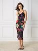 2025 Summer Print Spaghetti Strap Bodycon Dress in European and American Style