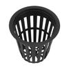 10pcs Set Durable Safe Plastic Hydroponic Basket Cup for Garden Balcony Planting(Black)