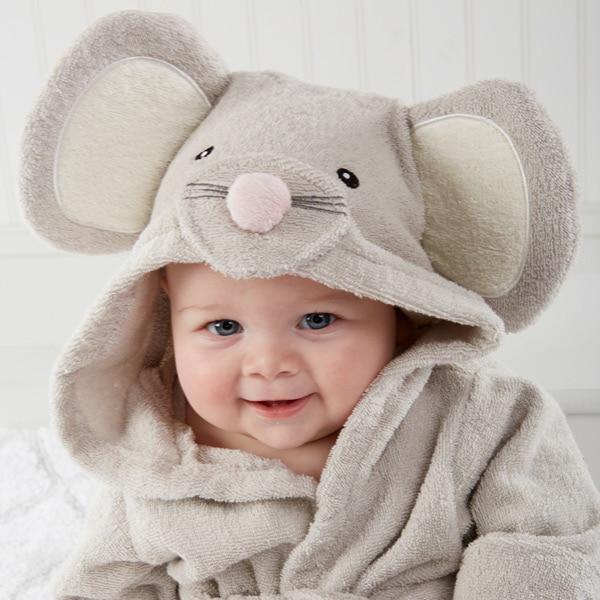 Accappatoio per Bambini con Cappuccio Modello Animale Asciugamano Cartoon per Bagnetto Bambino Accappatoio per Bambini con Personaggio