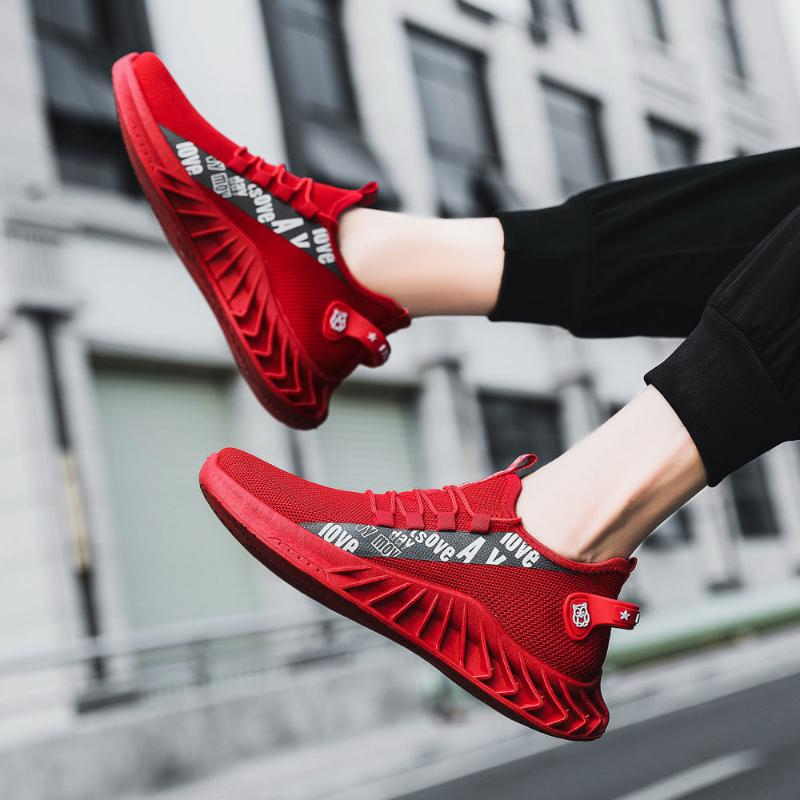 New Breathable Men'S Shoes Trendy Antislip Sports Shoes Casual Comfort Footwear Autumn Fashion Male Mesh Sneakers