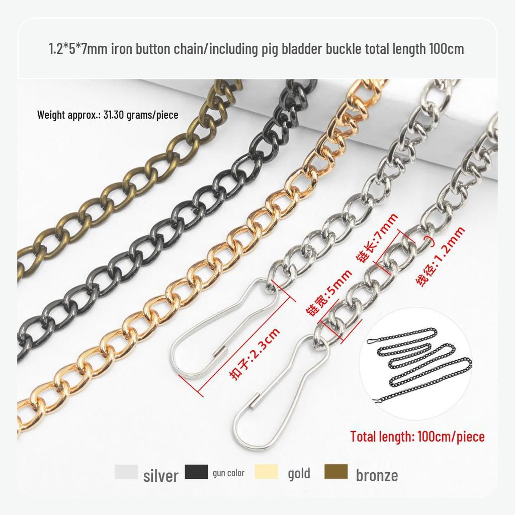 Buckle Twist Chain for DIY Jewelry & Hanging Signs