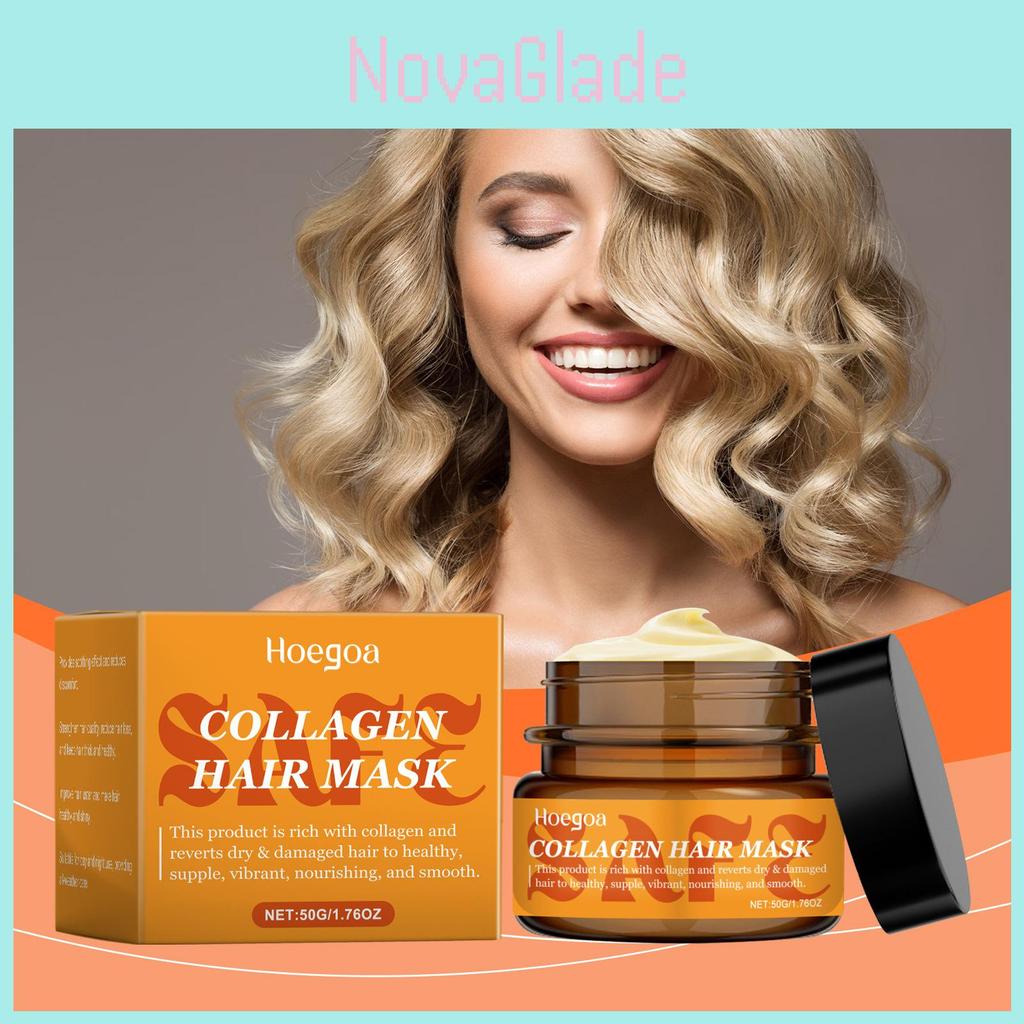 Hoegoa Nourishing Repair Hair Mask For Smooth And Silky Hair With Frizz Control 50g