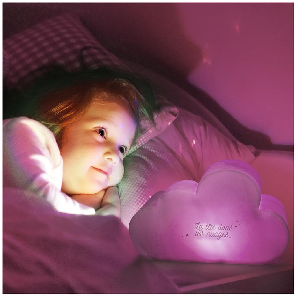 Les Trésors De Lily [Q4432] - Pink 'Nuage' Designer Night Light (head In the Clouds) - 25x15x12 Cm