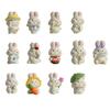 Cartoon Rabbit Chocolate Silicones Molds Cute Rabbit Fondant Decors Molds for DIY Decoration Making Soap Candle