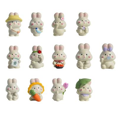 Cartoon Rabbit Chocolate Silicones Molds Cute Rabbit Fondant Decors Molds for DIY Decoration Making Soap Candle