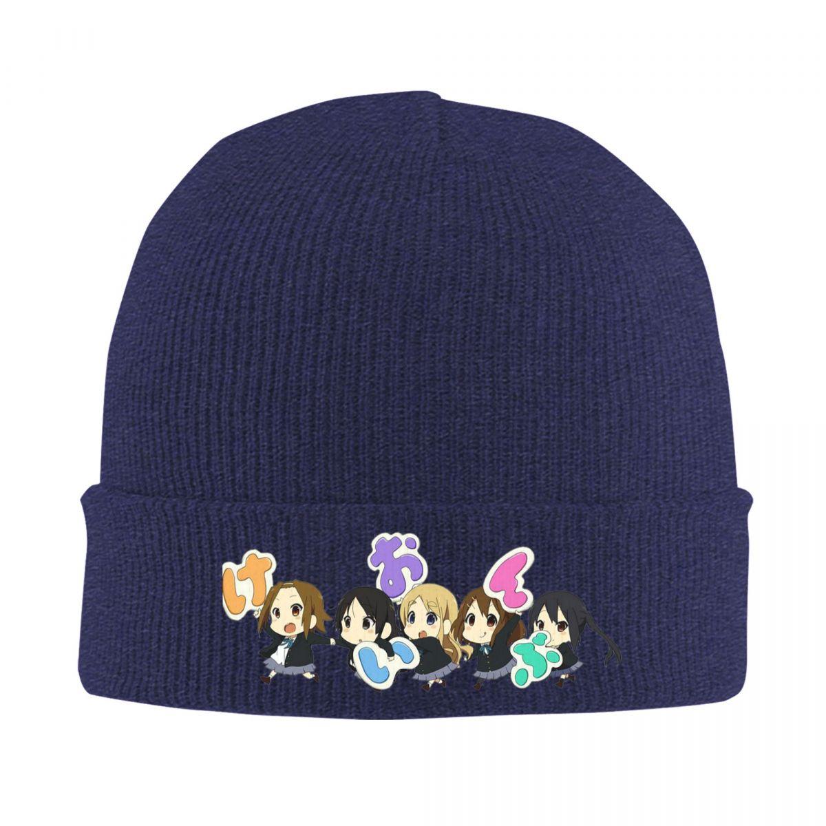 

K on Logo Warm Knitted Cap Hip Hop Bonnet Hat Autumn Winter Outdoor Beanies Hats for Unisex Adult One Size