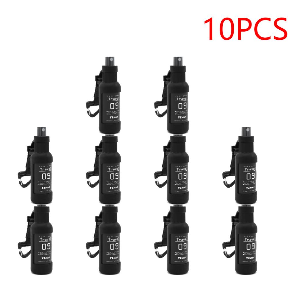 50ml Refillable Spray Bottle Travel Bottle Leak Proof Mini Fine Mist Spray Bottles with Tactical Hook Strap for Outdoor Camping