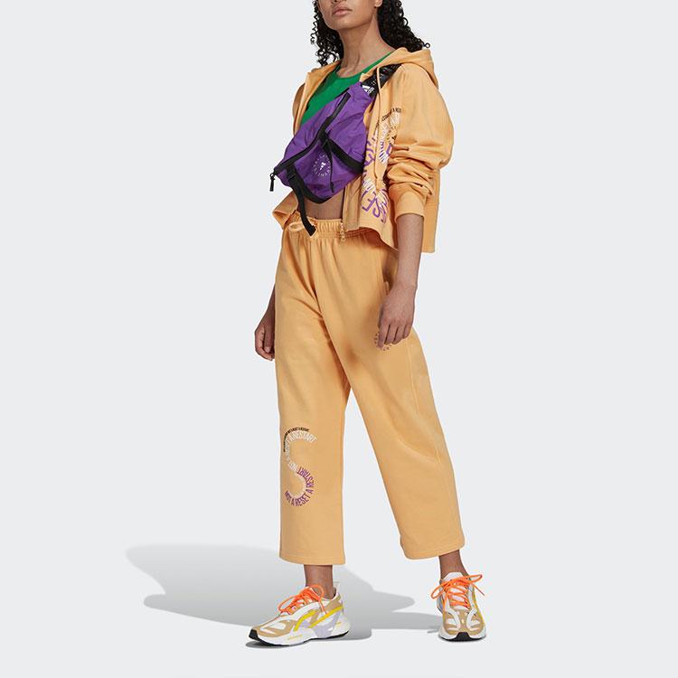 adidas by Stella McCartney Women's Cropped Hoodie Orange IB5890