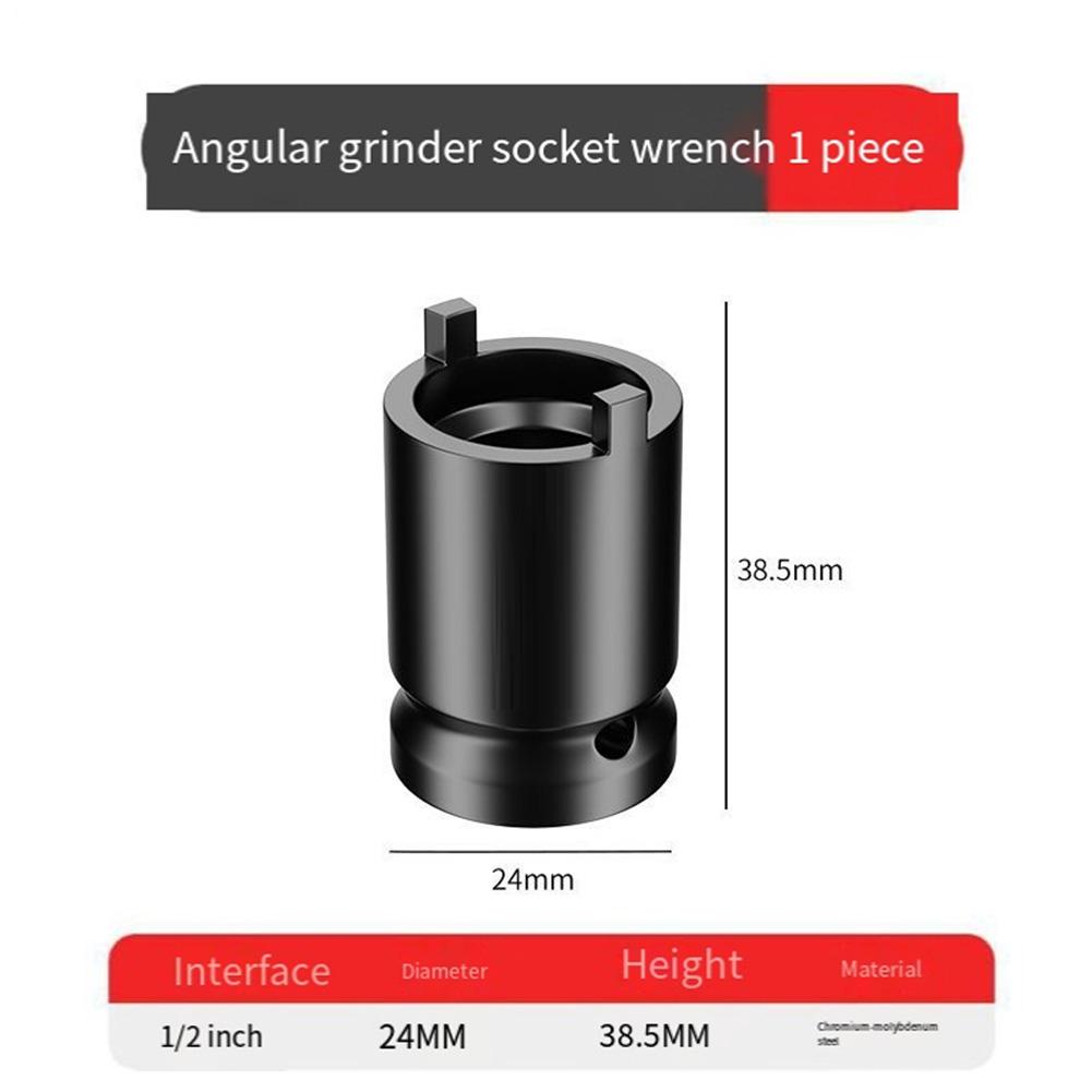 Angle Grinder Wrench Flange Nut Removal Tool Square Tooth Grip Compacts Portable Chromium Molybdenums Steel Power Tool Parts