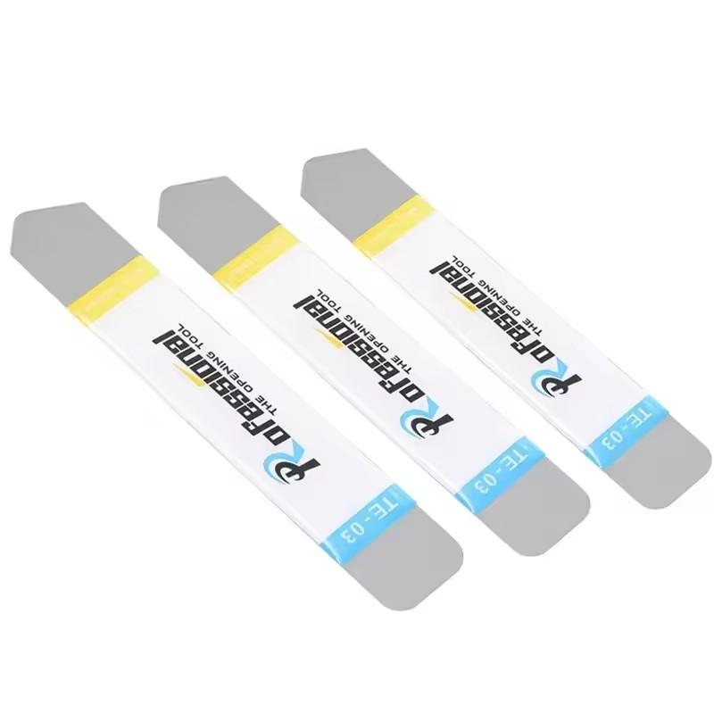 6/3/1Pcs Metal Flat Spudger Soft Thin Opening Pry Tools Mobile Phone Table Screen Stainless Steel Opener Blade for iPhone iPad