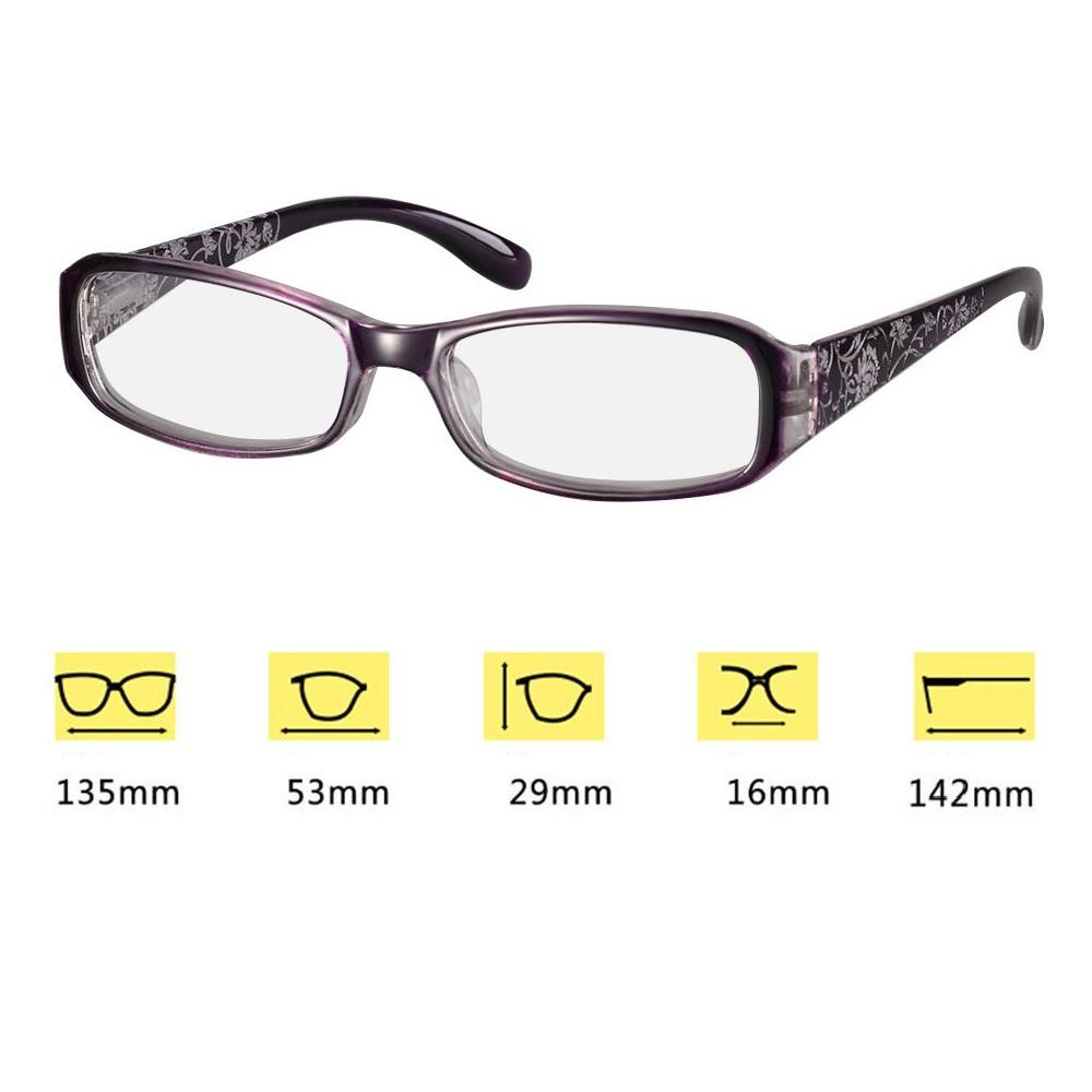 Fashion Flower Print Ultra Light Resin Reading Glasses Women   Men Magnifying Presbyopic Eyewear Vision Care Strength +1.0~+4.0