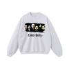 Mens Oversized Streetwear Hoodie With Vintage Rap Hip-Hop Graphic Print Cotton Sweatshirt