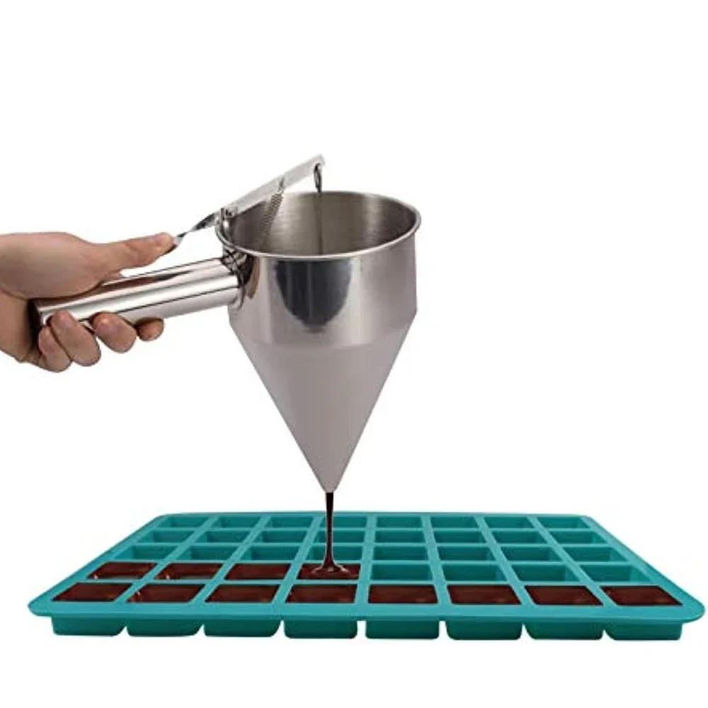 40 Mulden Quadratische Silikonform Karamellbonbons Schokoladentrüffelform Snacks Eiswürfel Gelee DIY Form Küchenbackwerkzeug