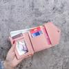Women's Lychee Pattern Wallet with Tassel Pendant - Card Holder & Coin Purse