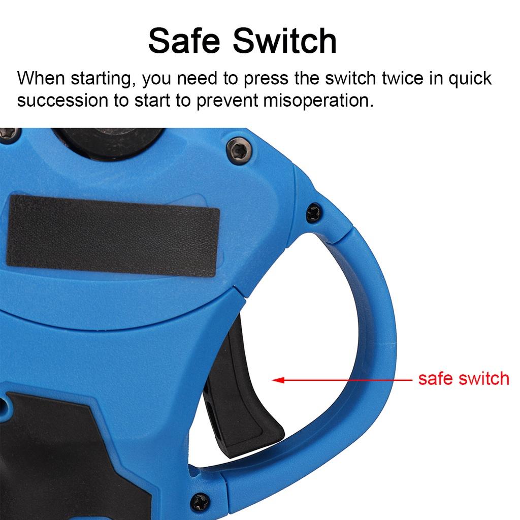 Pruner Rechargeable Scissors Pruning Shear Cordless Electric Tree Branches Cutter Pruning Tool for 18V Battery Blue 88V