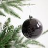 4/6Pcs 6/8/10cm Black Christmas Ball PVC Christmas Home Decoration  Shopping Mall