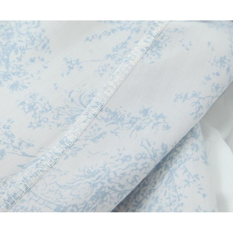 Kaslead New Arrival Women's Fashion Style Fashion French Drawstring Waist Blue and White Porcelain Printed Short Suspender Skirt