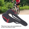 Mountain Bike Saddle Cushion Microfib  PU Lth  Hollow Brthable for Road Riding